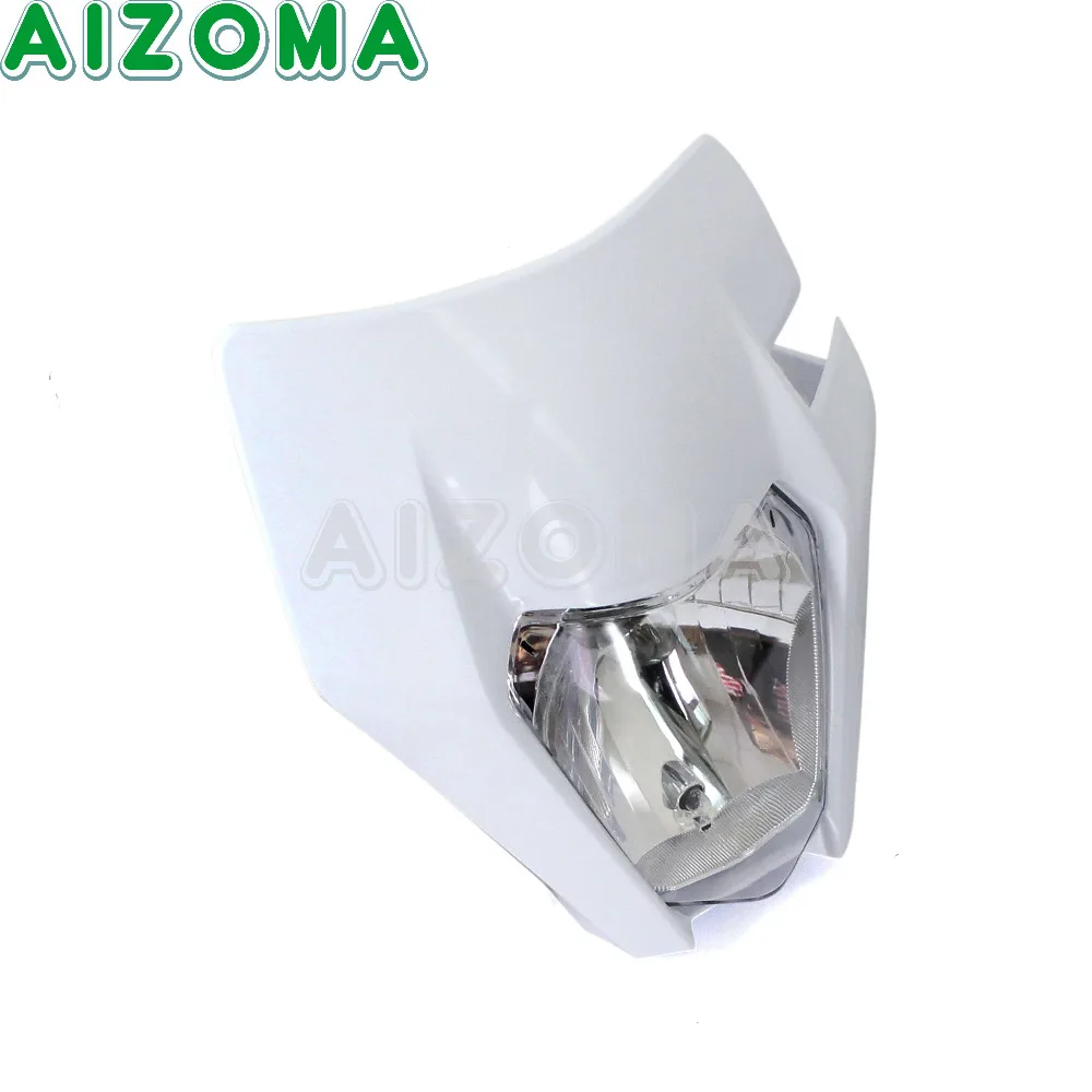 Supercorss 12v 35w головной светильник обтекатель Enduro для EXC F XC W SXF SMR SX 250 300 450 500 Дино маска