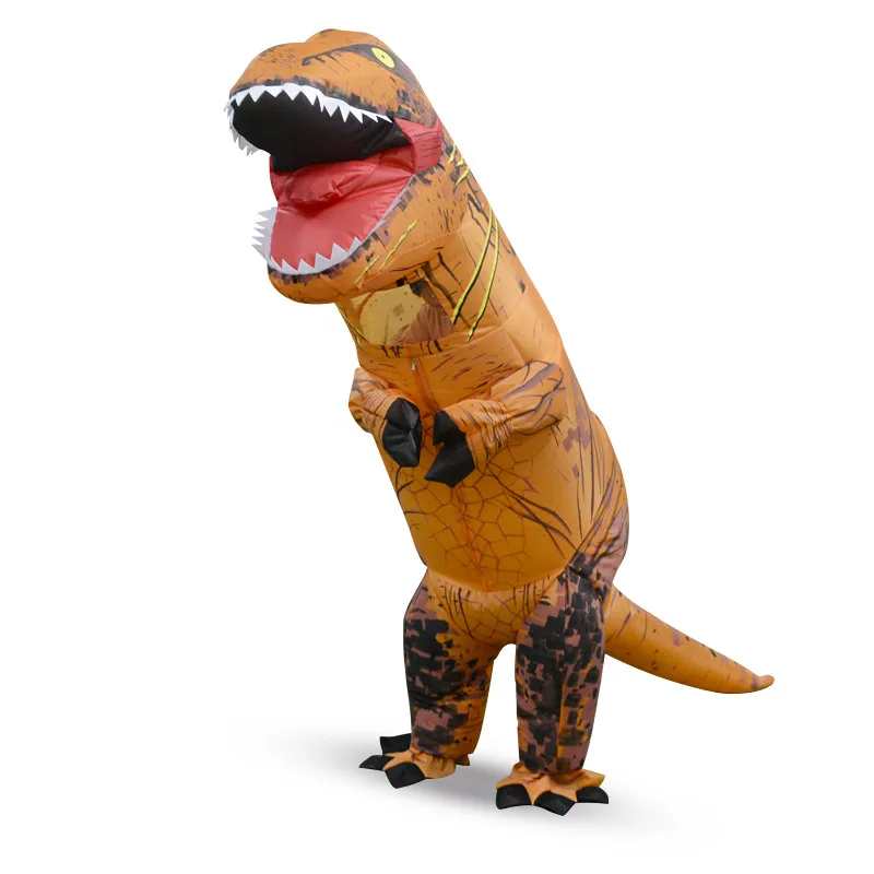 220 см Огромный T-Rex надувные игрушки для улицы, большой размер XL, гигантский взрослый динозавр, нарядная одежда, рождественские и вечерние украшения на Хэллоуин