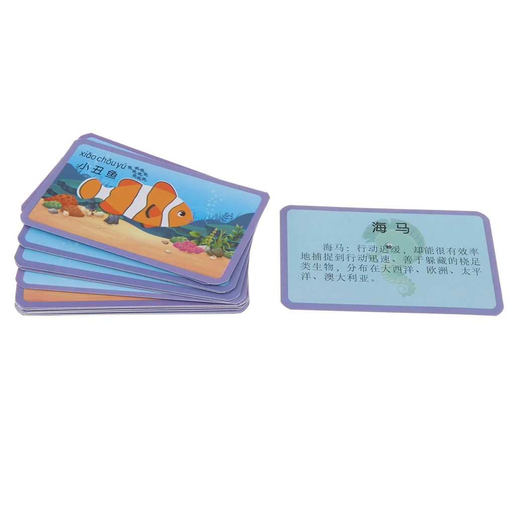 3 in One Magnetic Fishing Game Toy, 20 Wooden Fish Animal Model & 2 poles with Ocean Jigsaw Puzzle Board Educational Pretend Toy