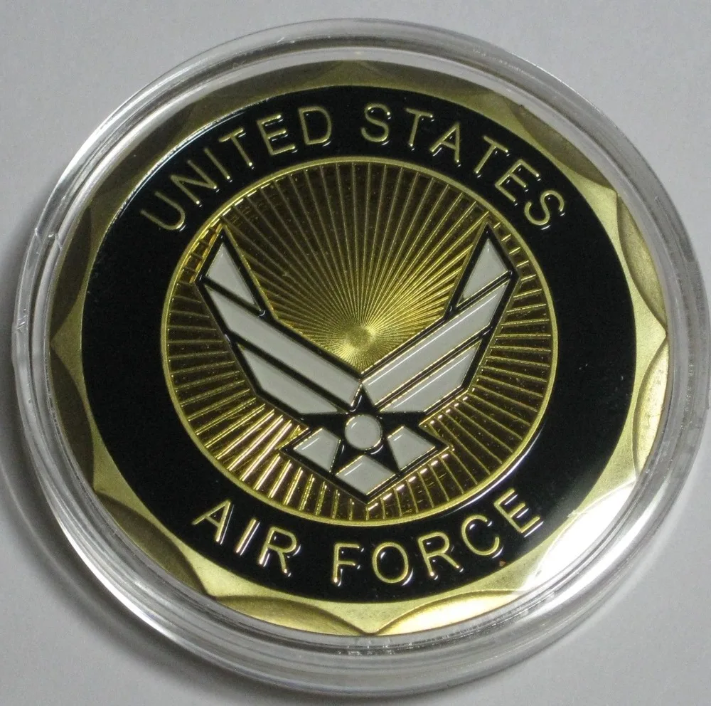 

DHL free shipping 50pcs/lot United States F-35 Lightning II Air Force Challenge Coin free shipping Challenge coins