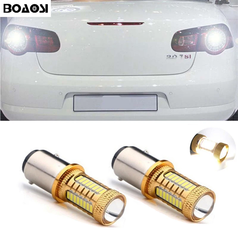 2x светодиодный лампы без ошибок для заднего хода светильник 1156 p21w 4014 CREE Chip VW jetta