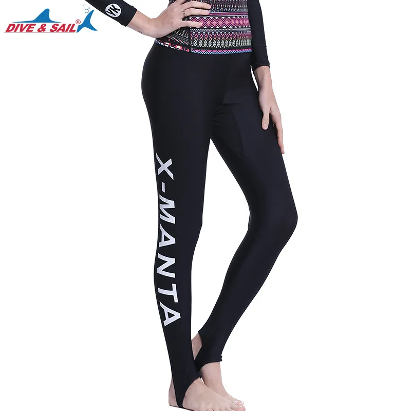 lycra beach Anti UV Thin wetsuit pants surfing trousers for diving wet