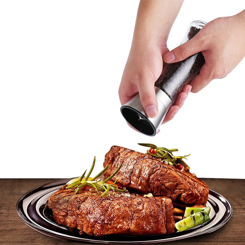 Wooden ABS Manual Salt Pepper Shakers Herb parsley mill grinder wood pepper Mill with Adjustable Ceramic Grinder Kitchen Gadget