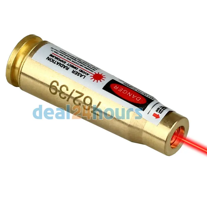 

CAL 7.62 x 39 Red Laser Sight Cartridge Bore Boresighter Sighter Brass Sighting Caliber for Hunting Free Shipping