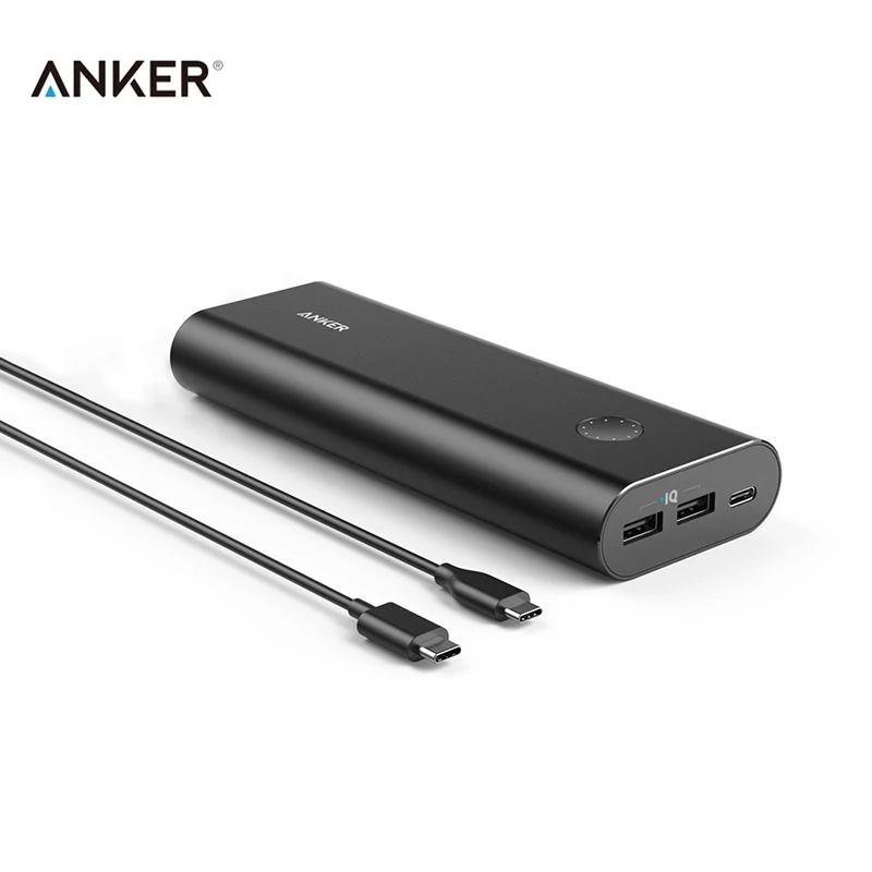Anker PowerCore 20100mAh Power Bank Quick Charge 5V 6A 30W PowerIQ Battery Pack 2 4A Powerbank