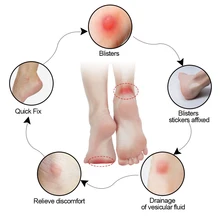 4 шт/3 формы волдыри наклейки Женские Высокий каблук Уход за ногами кожа гидроколлоидный пластырь блистер пятки протектор патчи D128