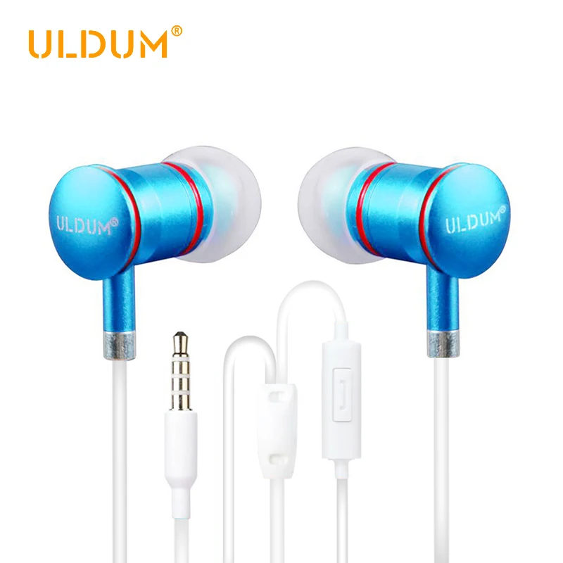 

ULDUM different colorful elves earphone with microphone for metal earphone with Microphone for MP3/MP4 mobile phone computer