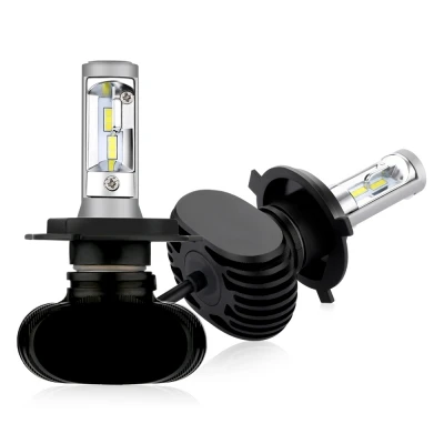 

1 H4 Pair of LED Headlamps Waterproof Headlight Bulb