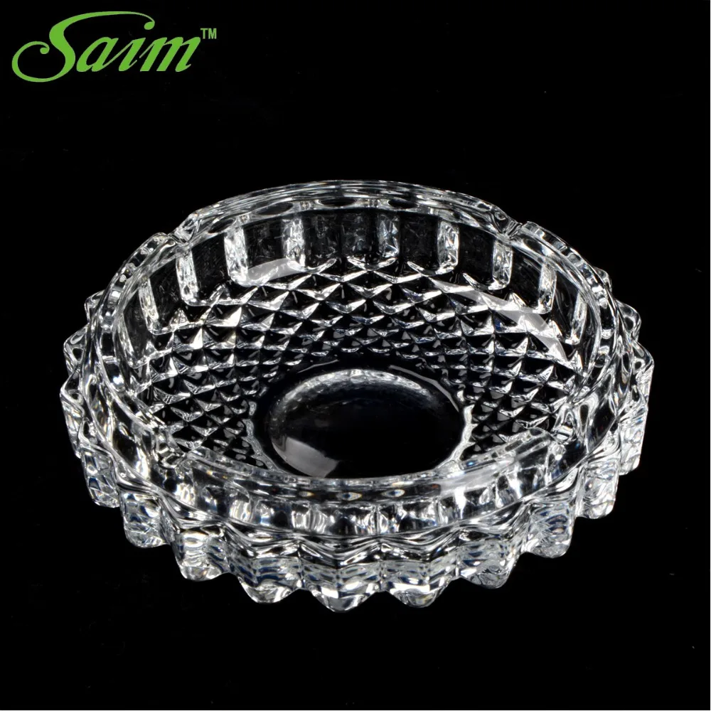 Ashtray,Glass Ashtray For Outdoor And Outside Decorative (Diameter 5.1