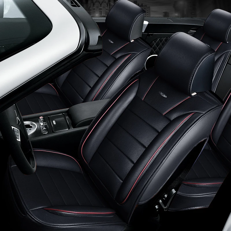 New Customization font b Car b font Seat Cover General Cushion Artificial Leather font b Car