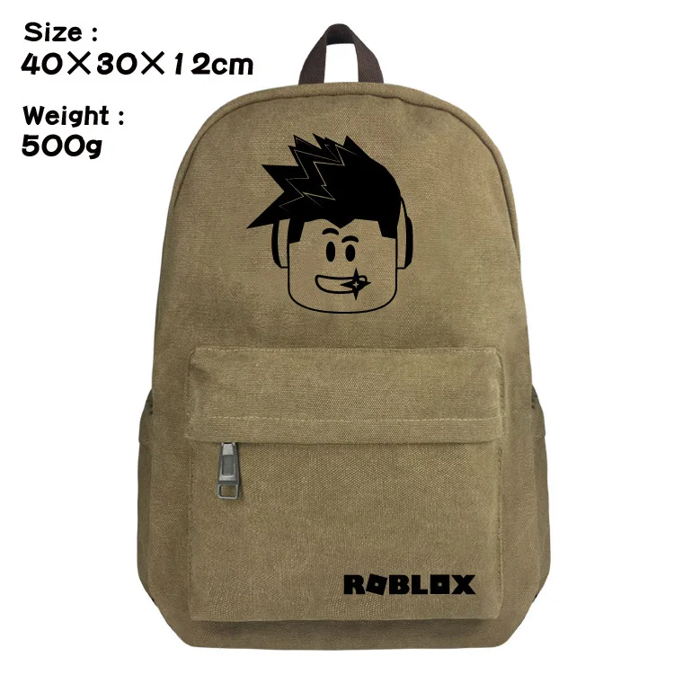 

2019 Game Roblox School Bag Cartoon Backpacks Boys Back to School Gift Action Figure Toys Gift For Kids Dropship
