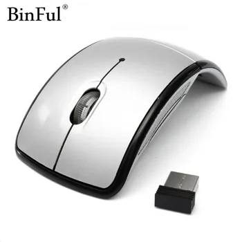 

BinFul 2.4GHz Foldable Wireless Mouse for the PC computer mouse Foldable Folding Mouse/Mice For PC Laptop Win7/8/10/XP/Vista
