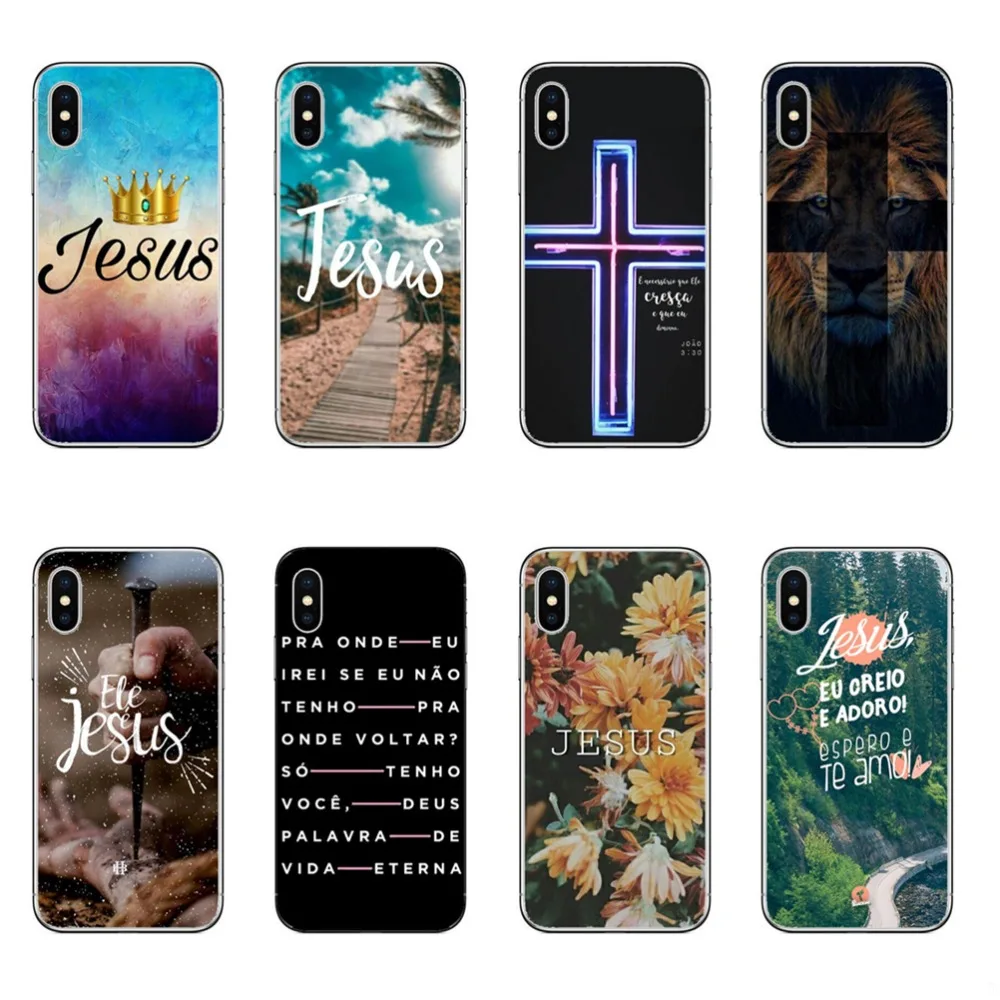 Bible verse Philippians Jesus Christ Christian Phone Case for iPhone 10
