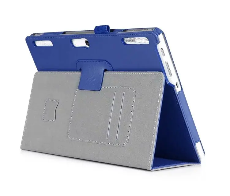 Чехол подставка из воловьей кожи с ремешком на руку|smart case|lenovo a10-30 caselenovo tab case |