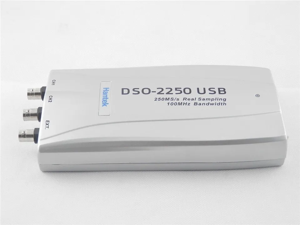 

DSO-2250 HANTEK Virtual Oscilloscope USB2.0 PC Based 100MHz 2 Ch 250MSa/s Oscilloscope Automotive With 23 Measurement Functions