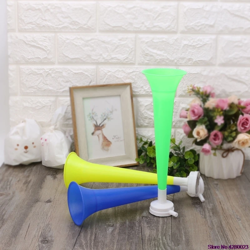 New Cheer Plastic Horn Football Game Fans Cheerleading Props Vuvuzela Kid Trumpet