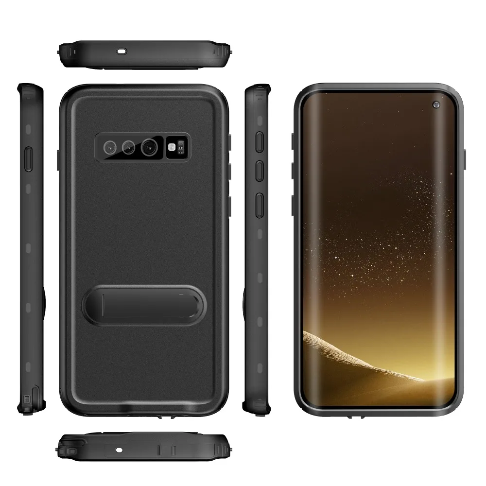 

S10 Plus Armor 360 Full Protection 3M Waterproof Case For Samsung Galaxy S10 Plus Note 9 Cover Rugged Silicone Shockproof Case