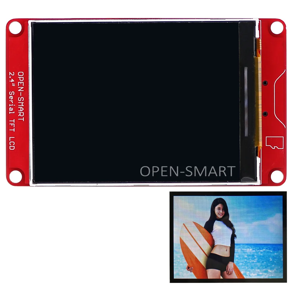 Открытым SMART 2,4 дюйма UART последовательный TFT ЖК-дисплей модуль расширения щит с Гнездо tf-карты для Arduino UNO R3 Mega2560 Nano Леонардо