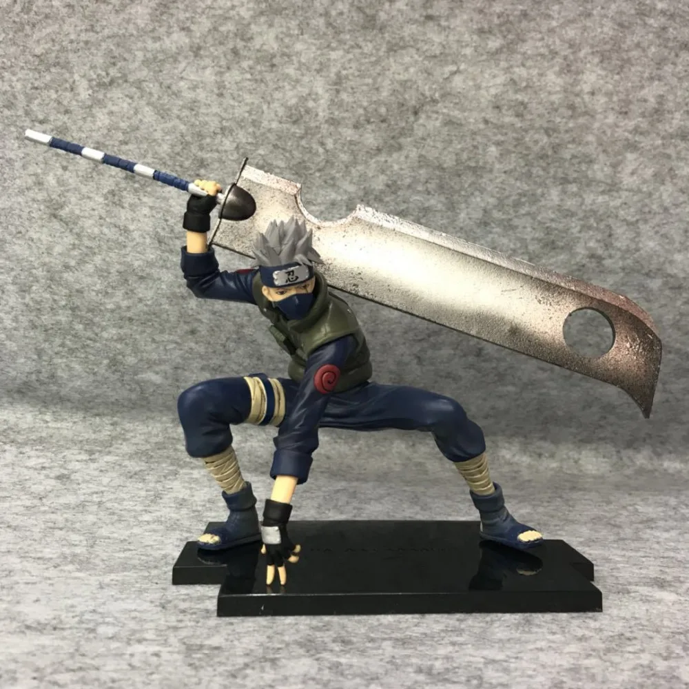 Naruto Kakashi with Great Sword GEM Action Figures Model Toys 15cm collection gift | Игрушки и хобби