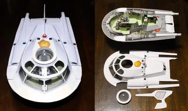 

Proteus's Magical Journey Spacecraft 3d Paper Model DIY