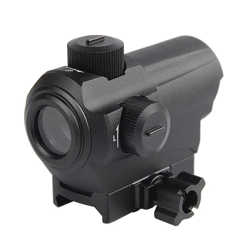 Tactical 1.5 MOA QD Red Dot Sight with Riser Mount 10 Brightness Settings fit Picatinny Rail for Hunting Airsoft (15)