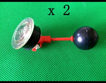 

2PCS Fuel Gas Gauge Meter w/ Round Style Float Level Tank Indicator Generator H FF07