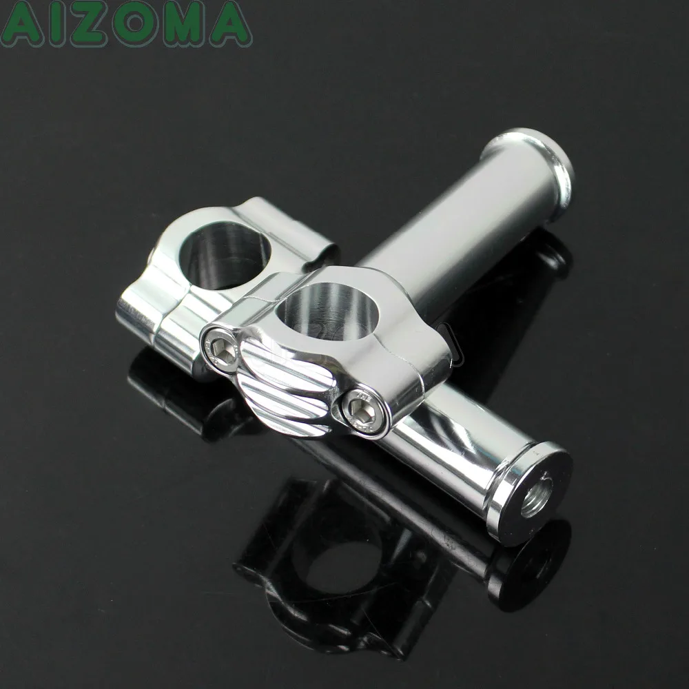 

Retro Handlebar Risers Cafe Racer 1'' / 25mm Bar Mount Rough Craft Riser For Triumph Harley Touring Sportster xl 883 xl 1200