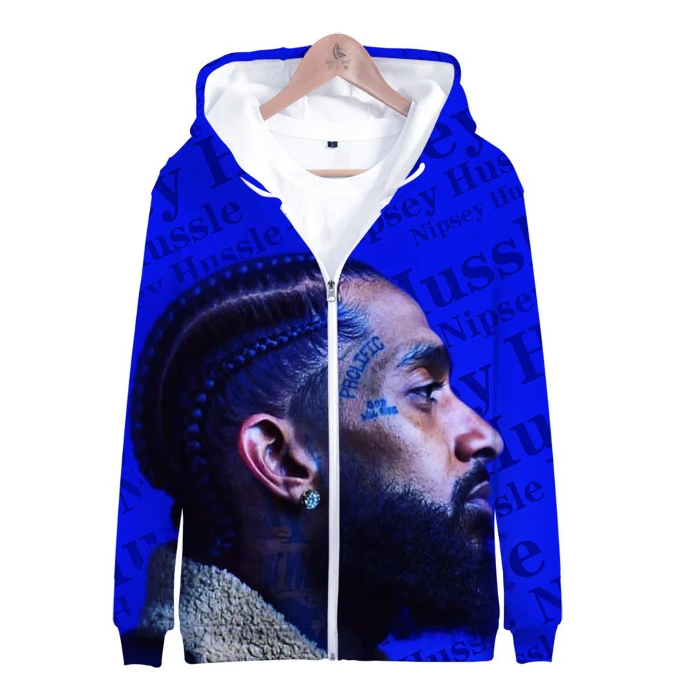 Хип хоп nipsey hussle Косплей толстовки толстовка на молнии повседневные новые модные