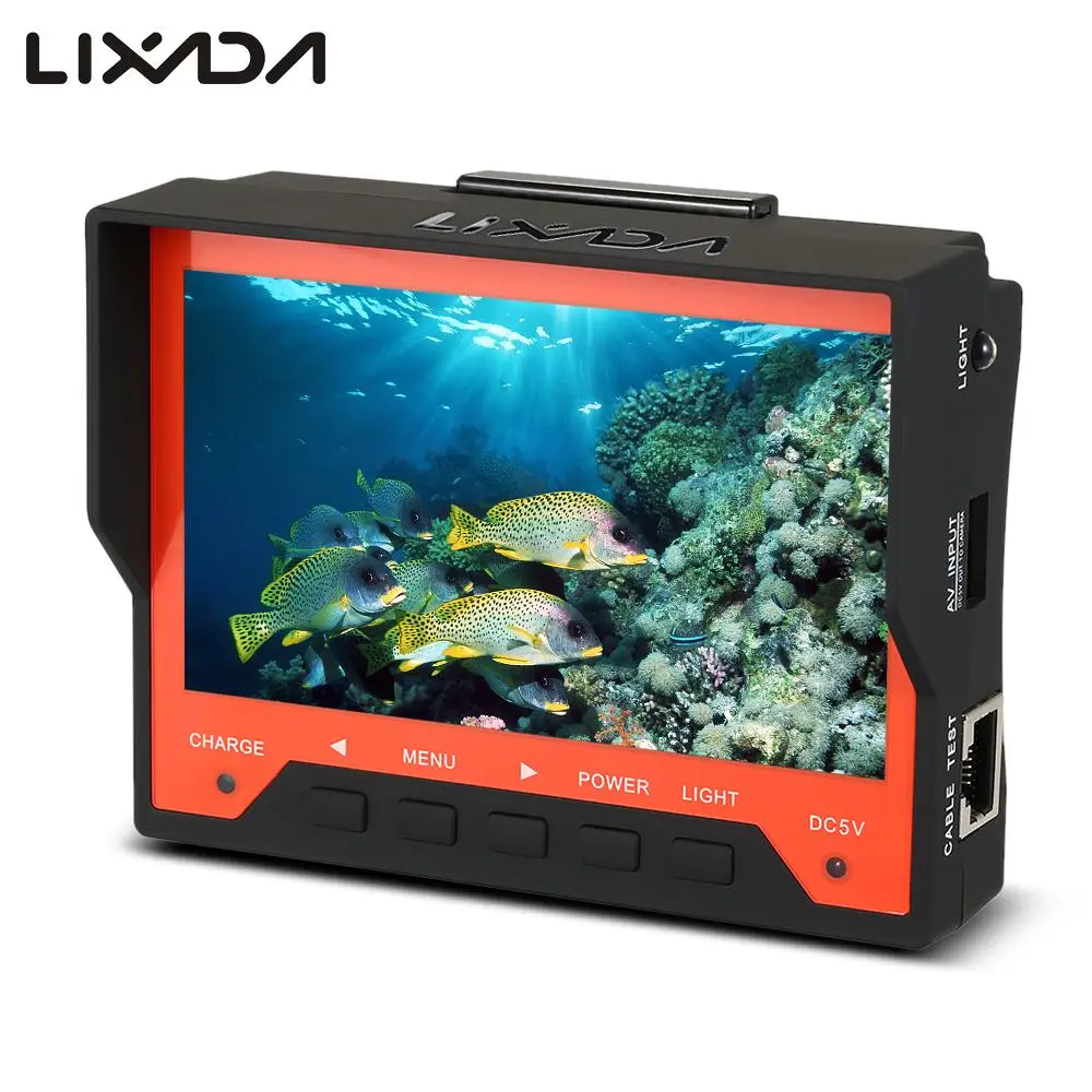 Lixada подводная ледяная рыболовная камера 15 м 1000TVL 4 3 &quotрыболокатор с ремешком на