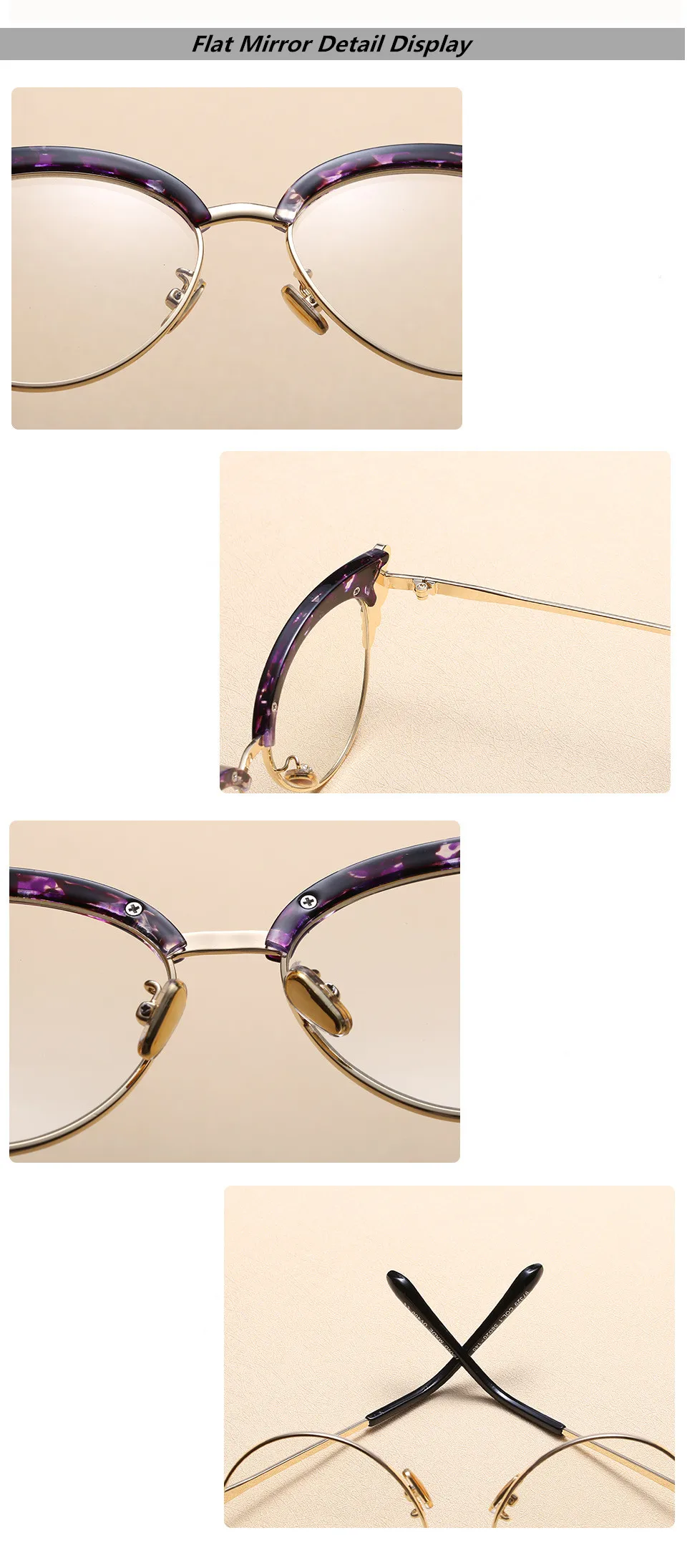 BOYEDA Новая мода дамы кошачий глаз блестящие стразы очки оправа для женщин брендовые Ретро дизайнерские очки оптические очки