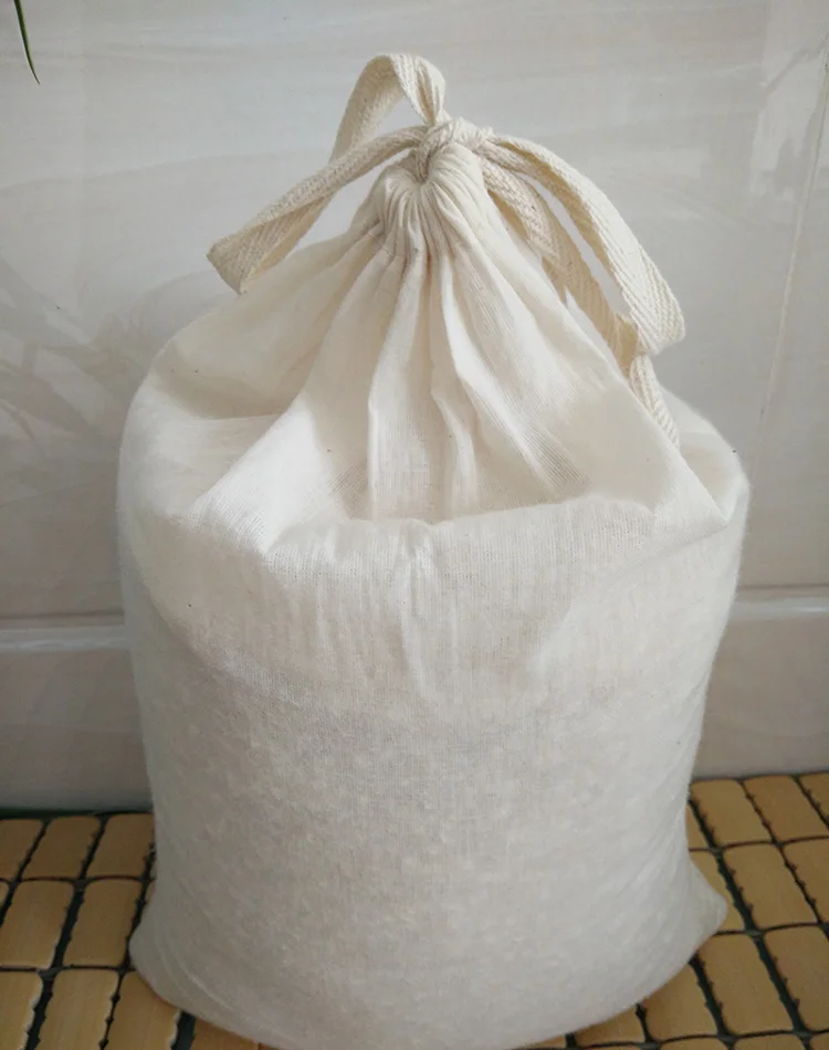 

Cotton Strainer Reusable Chinese Medicine Filter Bag 35*45cm Nut Milk, Sprouting, Juicing, Soup Tea Bagsin a Bag Straining