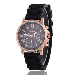 Дешевые часы Для женщин Мода Повседневное женское платье часы лучший бренд силиконовые дамы кварцевые наручные женские часы Relogio Feminino