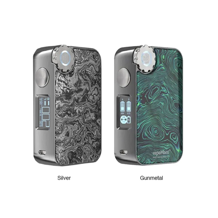 

Heavengifts ECOFRI Gear Box Mod with Wireless Charging LED & screen Power By 18650 Battery Mod Box