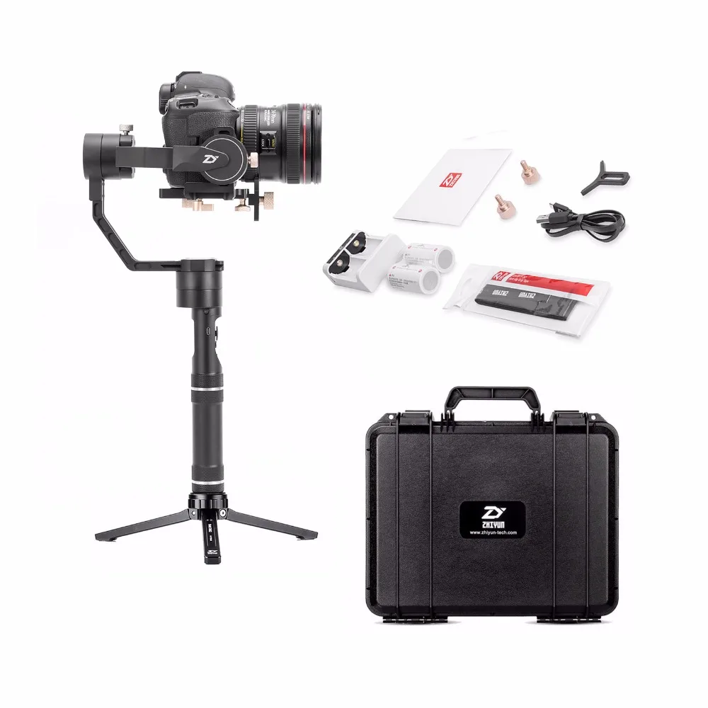 

Zhiyun Crane plus 3-Axis Handheld Camera Smartphone Stabilizer Gimbal steadicam Max loading 2.5kg for Mirrorless and DSLR Camera