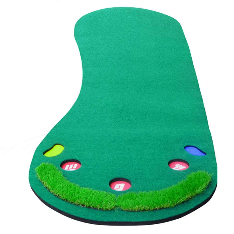 PGM Golf Putting Mat Golf Putter Trainer Carpet Big Feet Golf Trainer Mat Artificial Grass Carpet Professional Practice Indoor