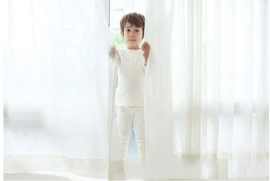 DTZ551 Новинка для мальчиков чистый цветная Пижама Чистый хлопок рубашка с длинными рукавами и брюки 2 шт. Комплекты детских пижам Детские Пижамы
