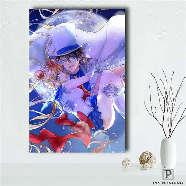 Холст постер из шелковой ткани P0417 мультфильм постер моряк постер с Луной домашний Декор#190114S03 - Цвет: Canvas Poster