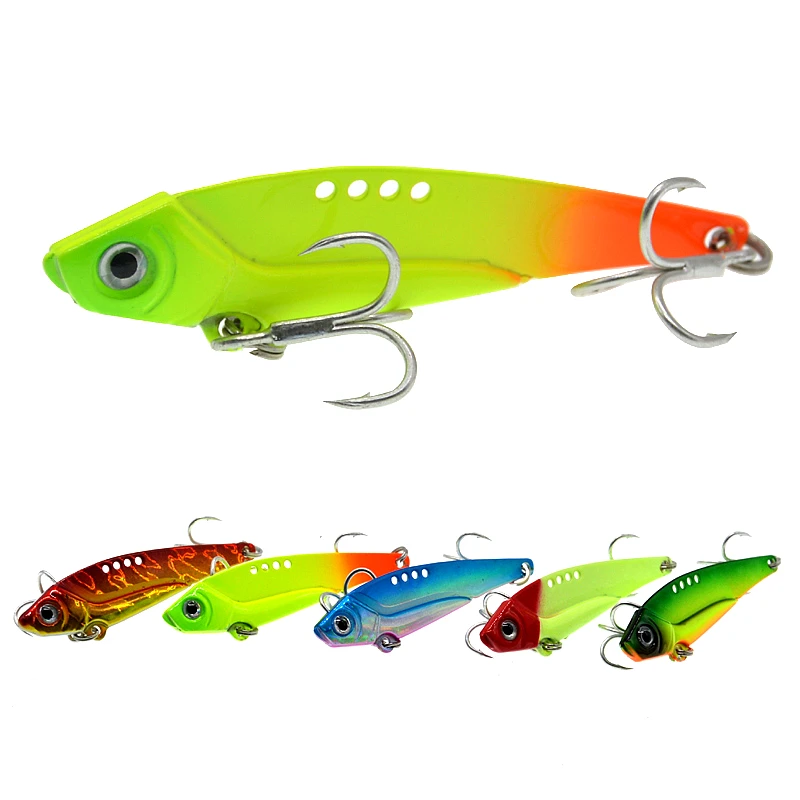 

WLDSLURE New Arrival Metal VIB Fishing Lure 12g Fishing Tackle Crankbait Vibration Spoon Spinner Sinking Bait