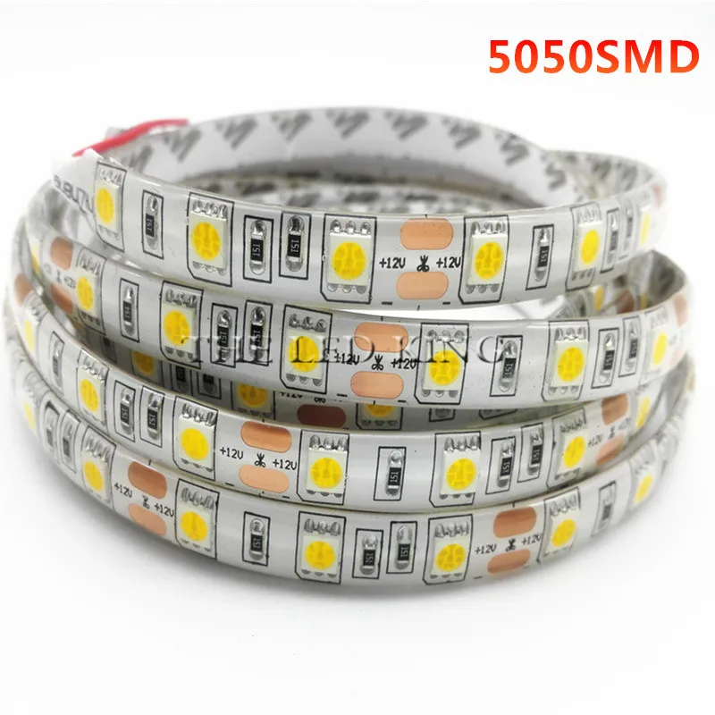 Светодиодная лента постоянного тока 12 В RGB SMD 2835 5050 Гибкая Диодная лента 5 м 10 м 15 м 44Key пульт дистанционного управления полный комплект водонепроницаемого освещения