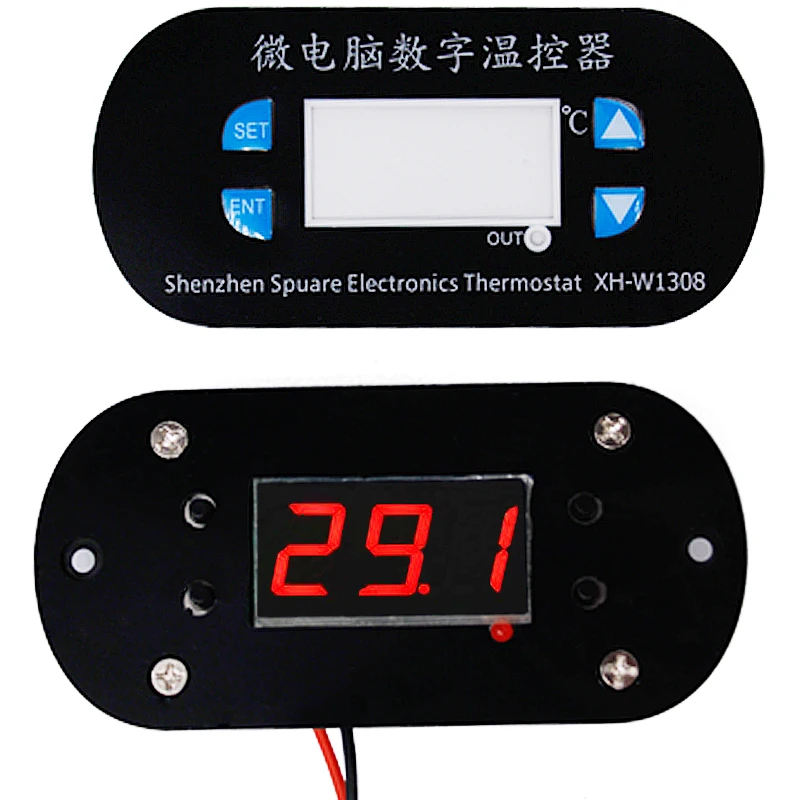 50pcs/lot by dhl or fedex red display thermostat temperature controller switch W1308 Adjustable Digital Cool Heat Sensor 40%off |