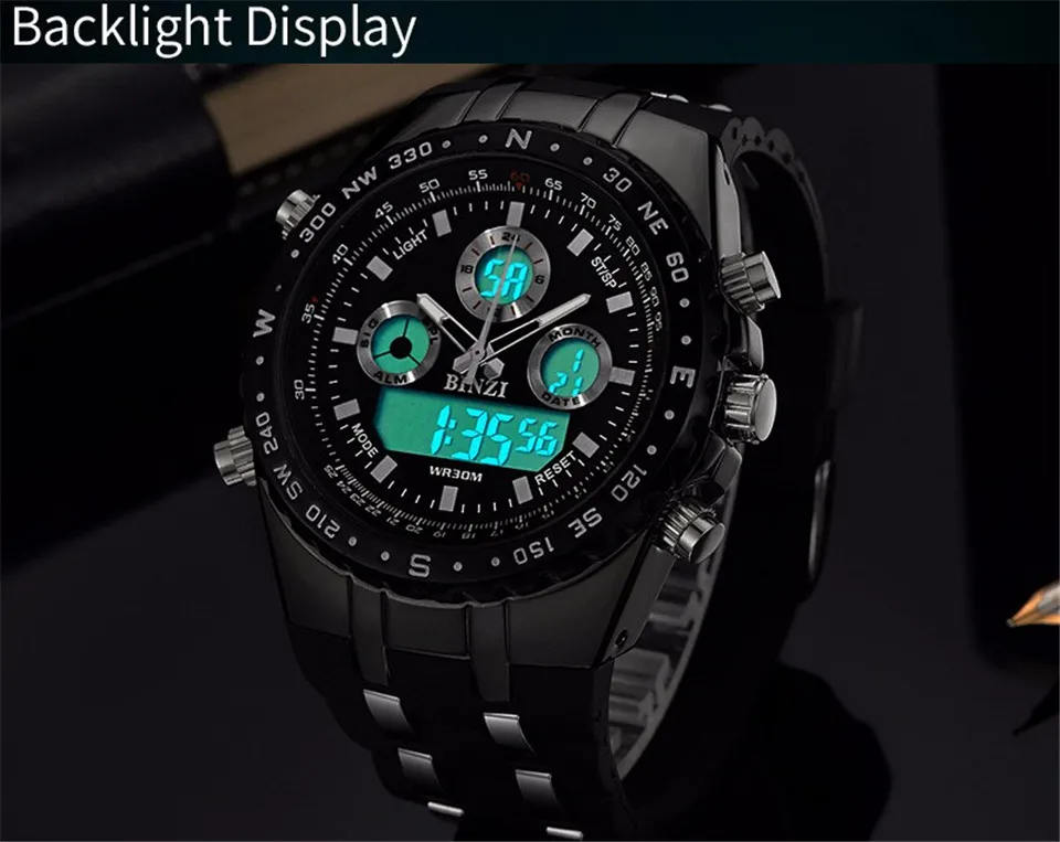 Men Sports Watches Top Brand Luxury 2018 For Men Military Wristwatch Male Clock relogio masculino Quartz Wrist Watch Waterproof (7)