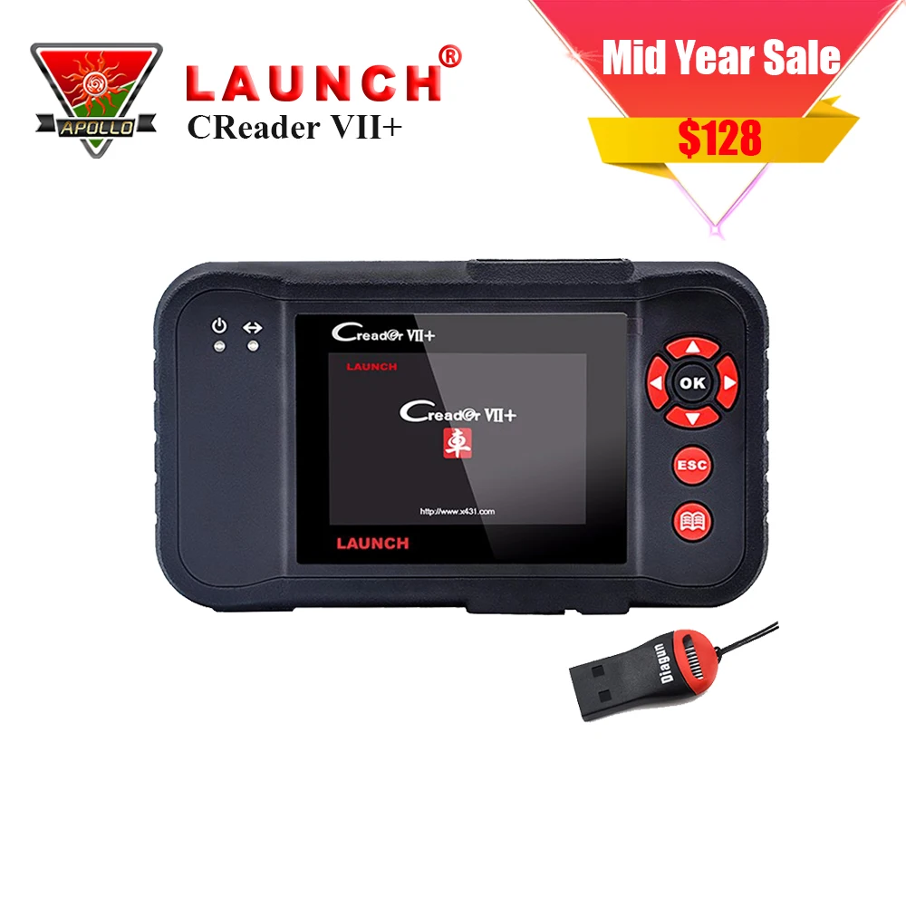 

Original OBDII Diagnostic tool Launch X431 Creader VIII Free Update Via Offical Website X-431 Creader 8 Car Scanner
