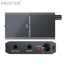 PROSTER HIFI усилитель для наушников Профессиональный портативный мини 3,5 мм аудио усилитель для наушников для мобильных телефонов Fidelity Digital