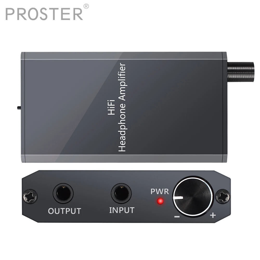 PROZOR HIFI Headphone Amplifier Professional Portable Mini 3.5mm Headphone Audio Amplifier for