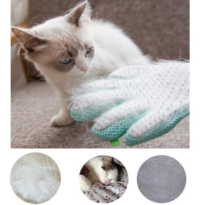 font b Pet b font Cleanin Grooming Deshedding Brush Glove Touch font b Pet b