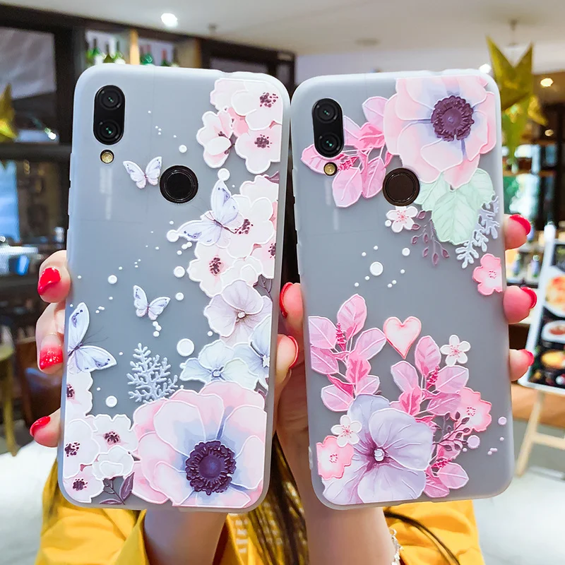 

Soft TPU Phone Cases For Xiaomi 9 Case For Xiaomi Mi5S Mi5X Mi6 Mi6X Mi8 8SE 8Lite Relief Floral Phone Covers For Pocophone F1