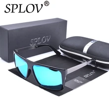 2017 SPLOV Polarized Driving Ray Brand Designer Travel Square Sunglasses Men Retro Sun Glasses Women Mirror Fashion Eyeglasses