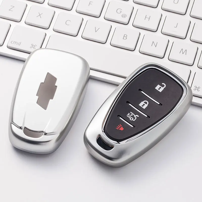 

Car Key Covers TPU Key Case Fob Shell For Chevrolet Cruze spark sonic camaro Volt Bolt Trax Malibu cruze 2 3 4 5 button styling