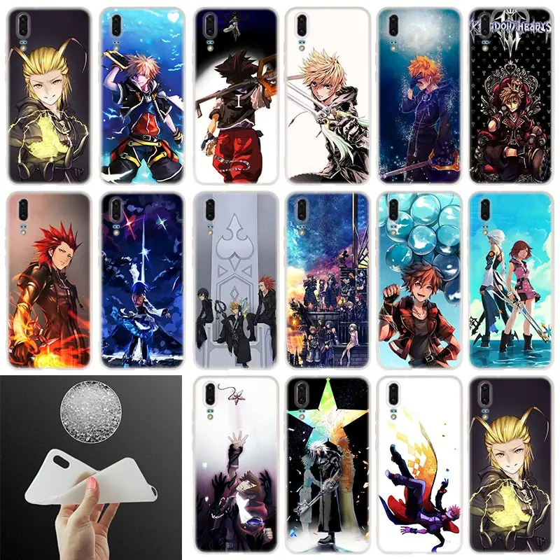 

anime kingdom hearts Soft Silicone Phone Case For Huawei P30 P20 P30Pro P10 P9 P8 Lite 2017 P samrt 2019 Plus Cover