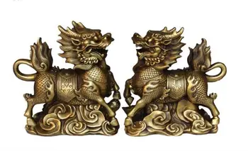 

SCY 723+++Pure copper kylin ornament